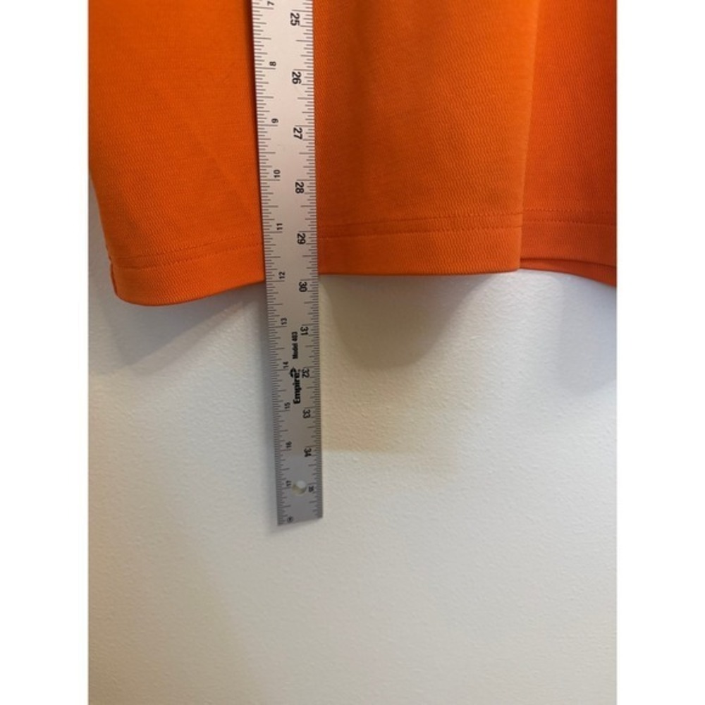 Links Edition Polo Shirt Mens XL Orange Short Sleeve Golf Performance Activewear - Picture 4 of 6